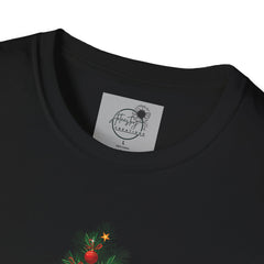 Christmas Australian Shepherd Dogs T-Shirt — Festive Tree & Presents Holiday Tee