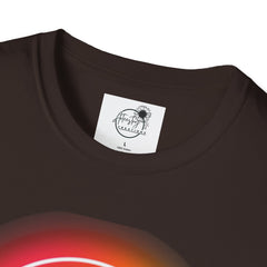 Rainbow Lips T-Shirt — Pride LGBT Neon Circle Graphic Tee