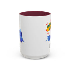 Dad Coffee Mug — "Crushin' SH!t" Blue Rock Gamer Mug (11oz & 15oz)