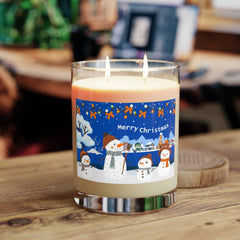 Merry Christmas Scented Candle - Full Glass, 11oz