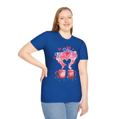 So Steamy Coffee T‑Shirt — Cute Couples/Coffee Lover Tee