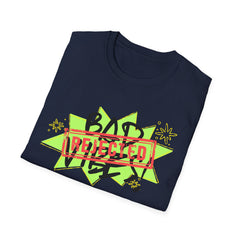 Bad Vibes Rejected T-Shirt — Neon Streetwear Graphic Tee