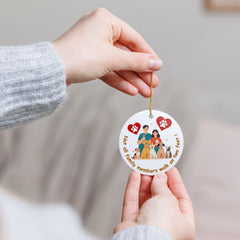 "Not All Family Members Walk on Two Feet" Pet Lover Keepsake Ornament