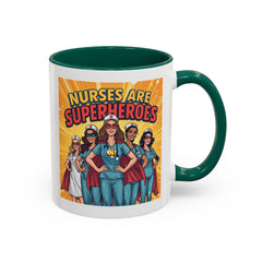 Nurses Are Superheroes Coffee Mug — Colorful 11oz/15oz Gift for Nurses