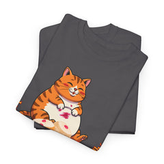 "I Want Some Jelly In My Belly"T-Shirt — Cute Cat Donut Design