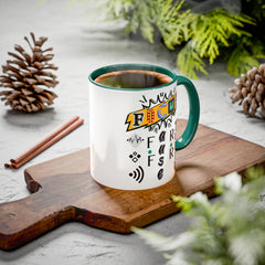 Focus Funny Wordplay Mug — Colorful 11oz/15oz Ceramic Coffee Cup