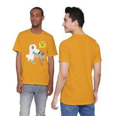 "Ohwoooo happy day!"  Happy Dog with treat delivery T‑Shirt — Pet Gift