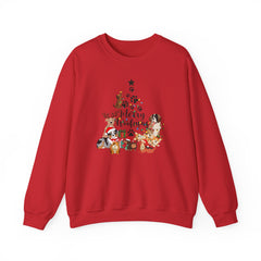 Merry Woofmas Christmas Tree Crewneck Sweatshirt