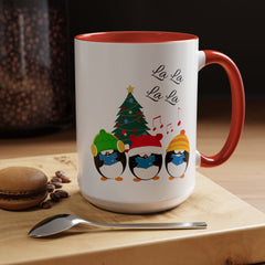 Coffee Mug Penguin Singing Design 11, 15oz