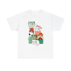 Christmas Cats T-Shirt — Cute Holiday Kitty Gift Tee (Chillin’ with My Felines)
