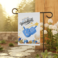 Garden & House Banner Hanukkah Theme