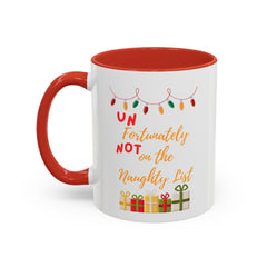 Accent Coffee Mug (11, 15oz) Naughty List