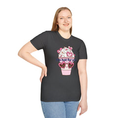 I'm Hot For You Coffee Cup Tee — Cute Valentine's Day Graphic T-Shirt