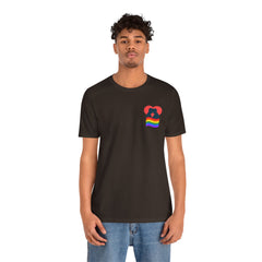 Pride Heart Tee 1— Rainbow Heart Graphic T-Shirt