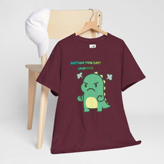 Angry Dino — "Another Fine Day! Crap!" Graphic Tee