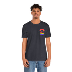Pride Heart Tee 1— Rainbow Heart Graphic T-Shirt