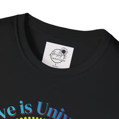 Love Is Universal T-Shirt — Rainbow Spiral Pride Tee
