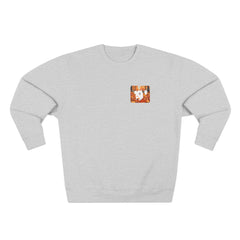 Autumn Samoyed Sweatshirt 2 sided design— Cute White Dog Fall Crewneck