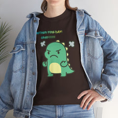 Angry Dino — "Another Fine Day! Crap!" Graphic Tee