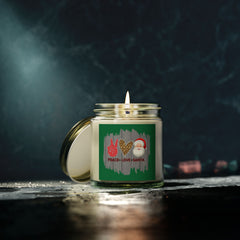 Christmas Scented Candles, Coconut Apricot Wax (4oz, 9oz)