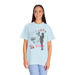 Growth... Floral Portrait T-Shirt