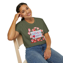 I Love U Most Floral T-Shirt — Romantic Valentine’s Day Tee