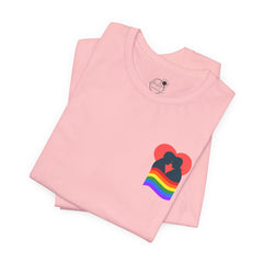 Pride Heart Tee 1— Rainbow Heart Graphic T-Shirt