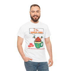 I'm Really Fine Tee — Cute Elf in a coffee cup Graphic T-Shirt