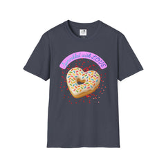 Sprinkled With Love Heart Donut Graphic Tee