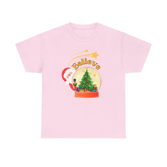 I Believe Christmas Unisex Heavy Cotton Tee