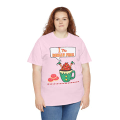 I'm Really Fine Tee — Cute Elf in a coffee cup Graphic T-Shirt