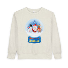 "Santa’s Besties" Snow Globe Holiday Toddler Sweatshirt