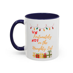 Accent Coffee Mug (11, 15oz) Naughty List