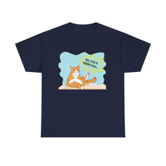 Hey Can I Get a Bit of PRIVACY Here..Orange Cat Graphic T-Shirt