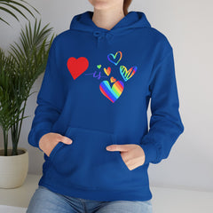 Love is Universal Unisex Heavy Blend™ Hooded Sweatshirt