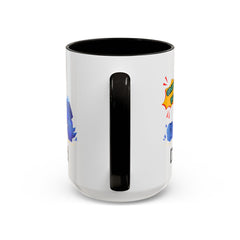 Dad Coffee Mug — "Crushin' SH!t" Blue Rock Gamer Mug (11oz & 15oz)