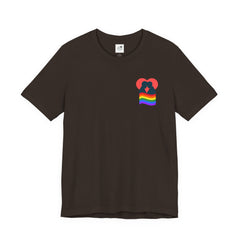 Pride Heart Tee 1— Rainbow Heart Graphic T-Shirt
