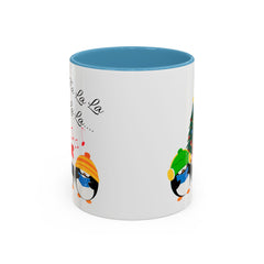 Coffee Mug Penguin Singing Design 11, 15oz