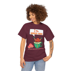 I'm Really Fine Tee — Cute Elf in a coffee cup Graphic T-Shirt