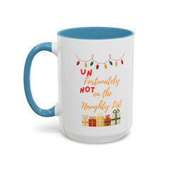 Accent Coffee Mug (11, 15oz) Naughty List