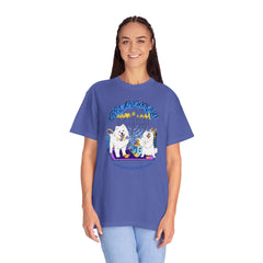 Hanukkah Dog T-Shirt — Cute Menorah & Dreidel Holiday Tee