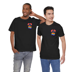 Pride Heart Tee 1— Rainbow Heart Graphic T-Shirt