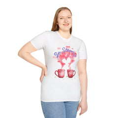 So Steamy Coffee T‑Shirt — Cute Couples/Coffee Lover Tee