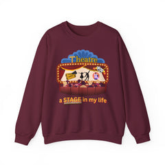 Theatre "A Stage in My Life" Crewneck Sweatshirt