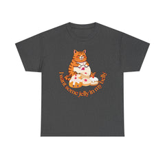 "I Want Some Jelly In My Belly"T-Shirt — Cute Cat Donut Design