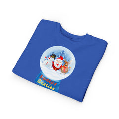 "Santa’s Besties" Snow Globe Holiday Toddler Sweatshirt