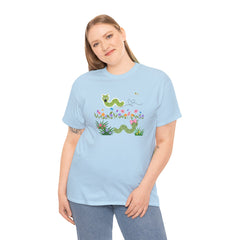 Cute Garden Worm Whimsical Springtime Tee