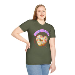 Sprinkled With Love Heart Donut Graphic Tee