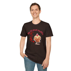 My Lil Stud Muffin T-Shirt — Cute Valentine’s Muffin Graphic Tee