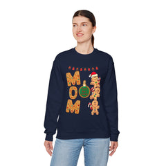 Gingerbread MOM and Her Crew Christmas Crewneck Sweatshirt